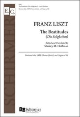 The Beatitudes SATB choral sheet music cover